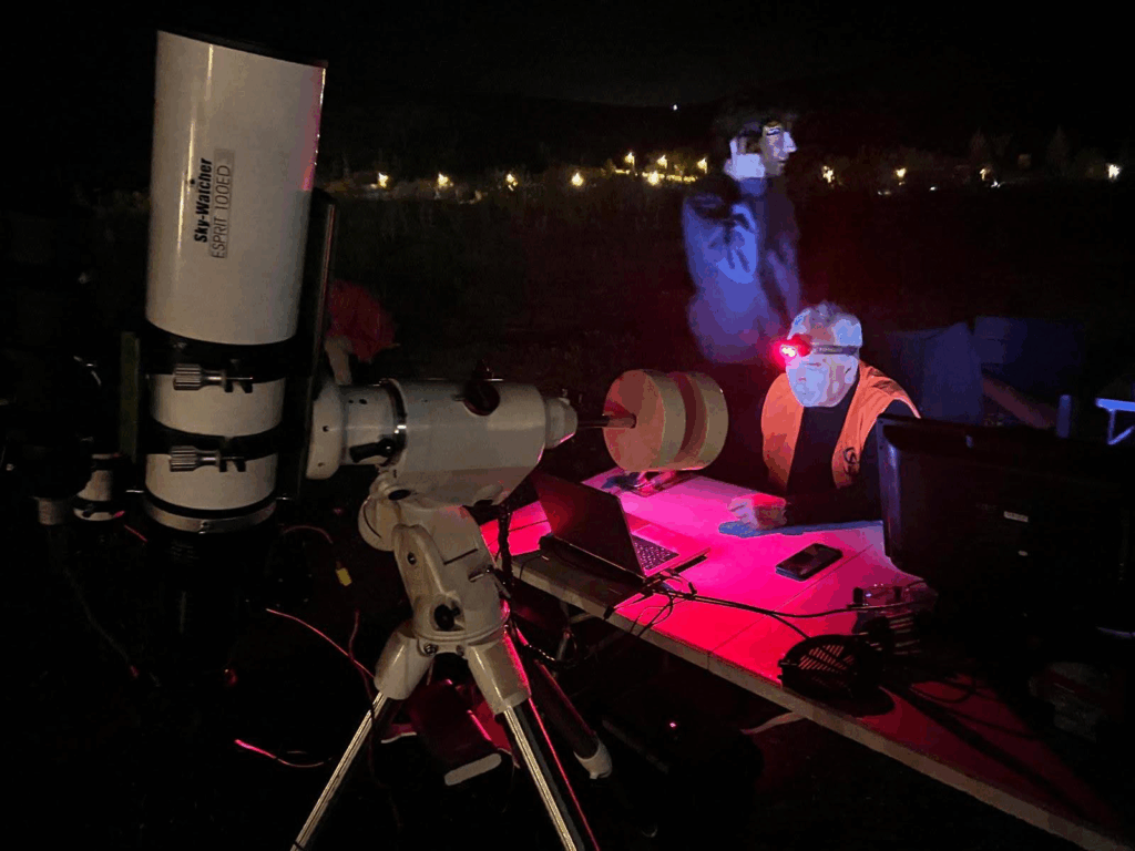 preparar sesion stellarium