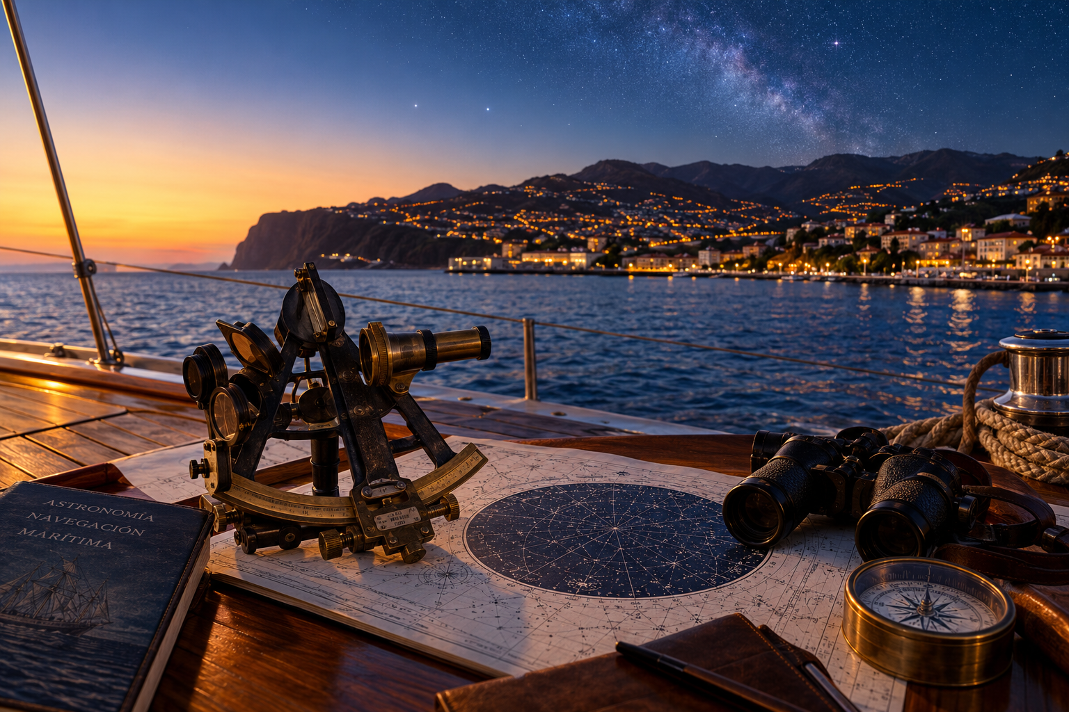 Curso Astronomía aplicada a la navegación en Funchal, Madeira